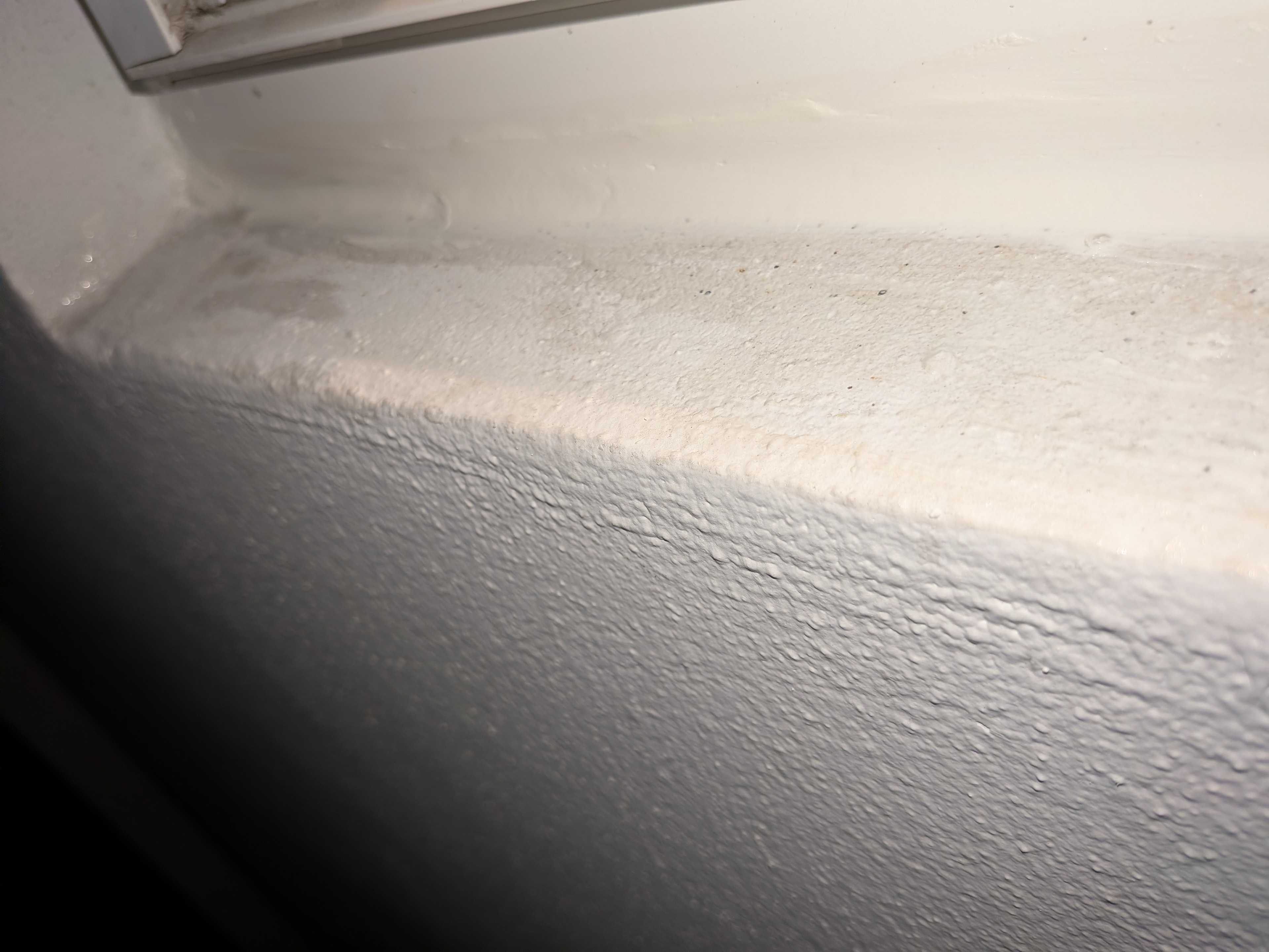 Concrete floor with textured surface detail